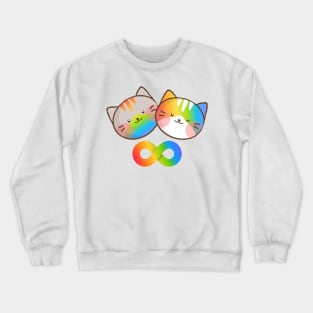 Cat Autism Acceptance Crewneck Sweatshirt